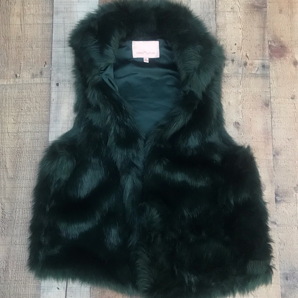 Gibson Latimer Faux Fur Vest Size Medium.